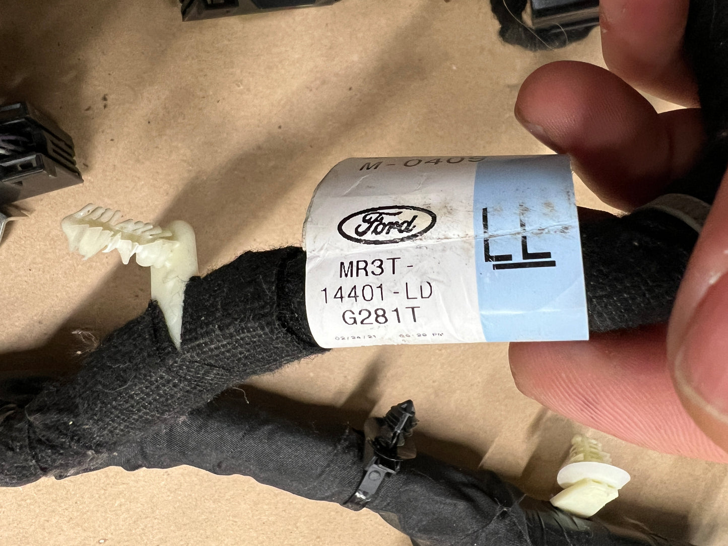 2018-2023 Ford Mustang GT 5.0 Dash Wiring Harness MR3T-14401-LD