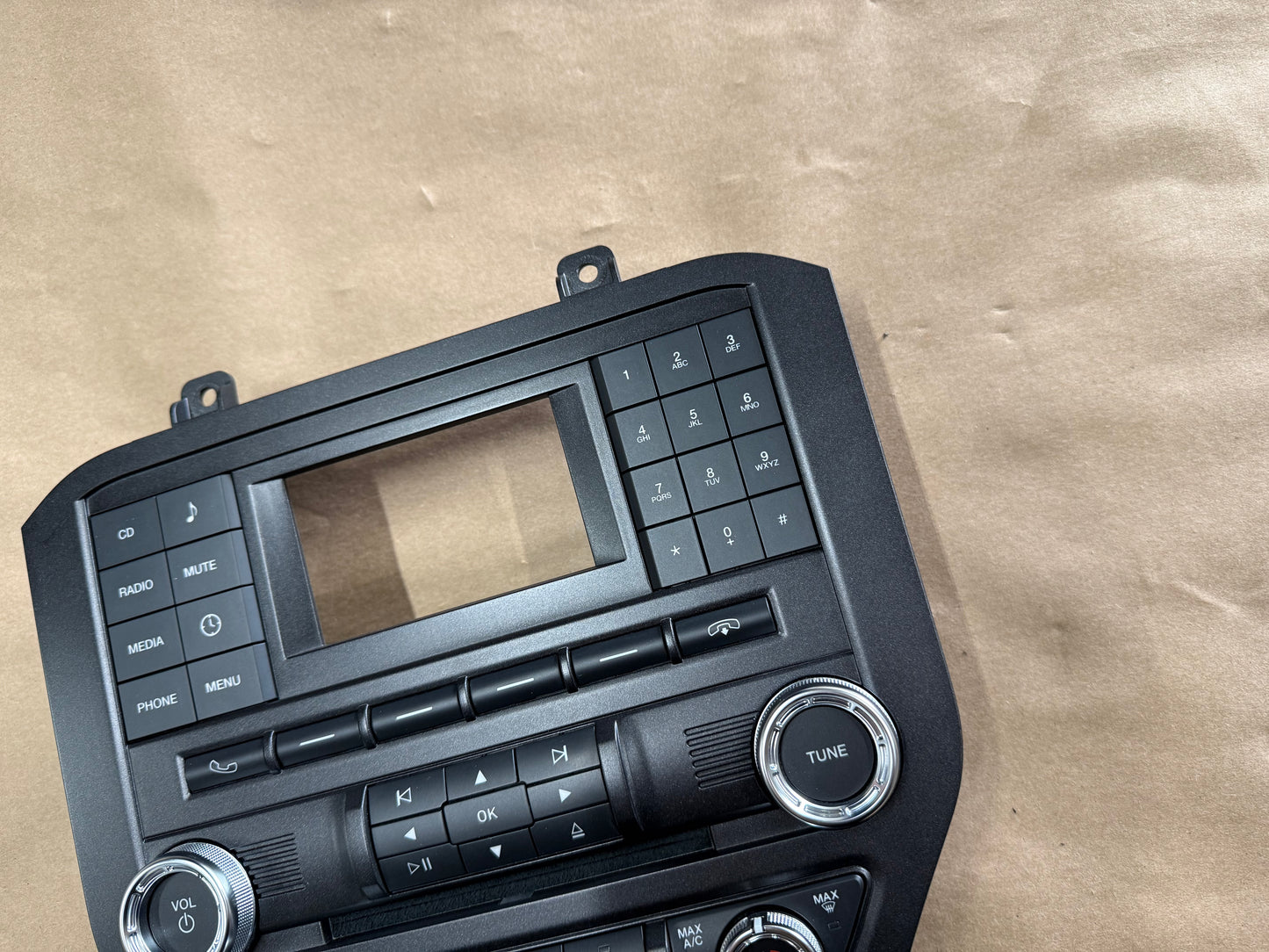 2015-2017 Ford Mustang GT Face Plate Radio Trim Piece