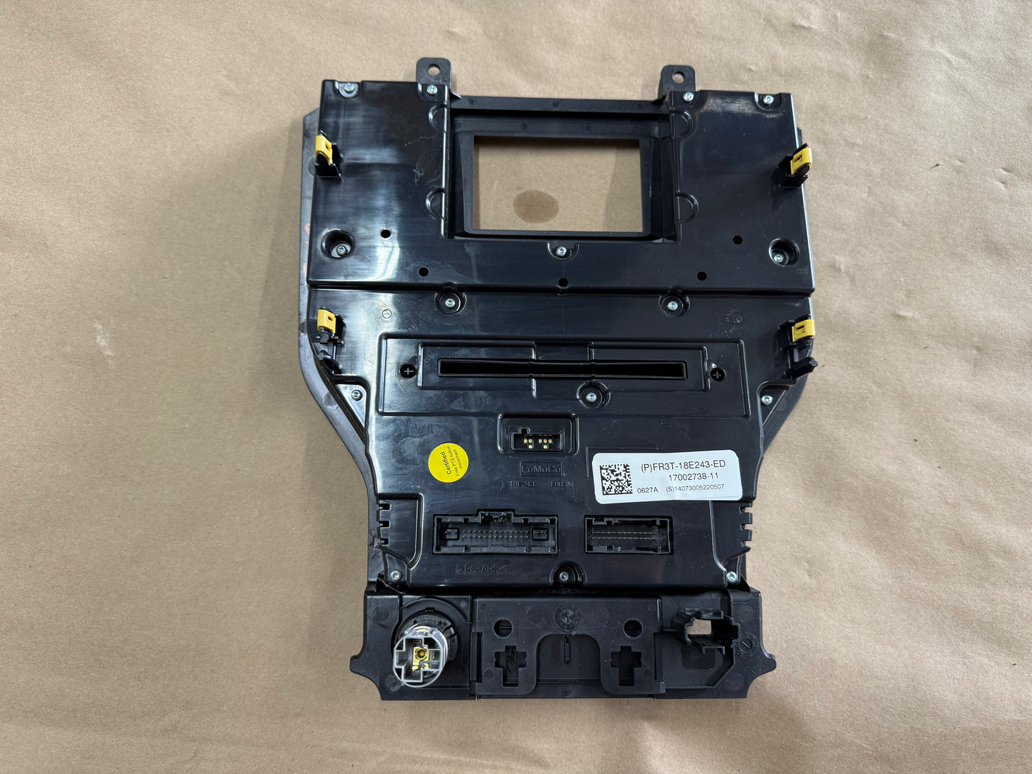 2015-2017 Ford Mustang GT Face Plate Radio Trim Piece