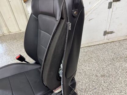 2018-2023 Ford Mustang GT Black Leather Coupe Front Power Seats Heat/Cooled