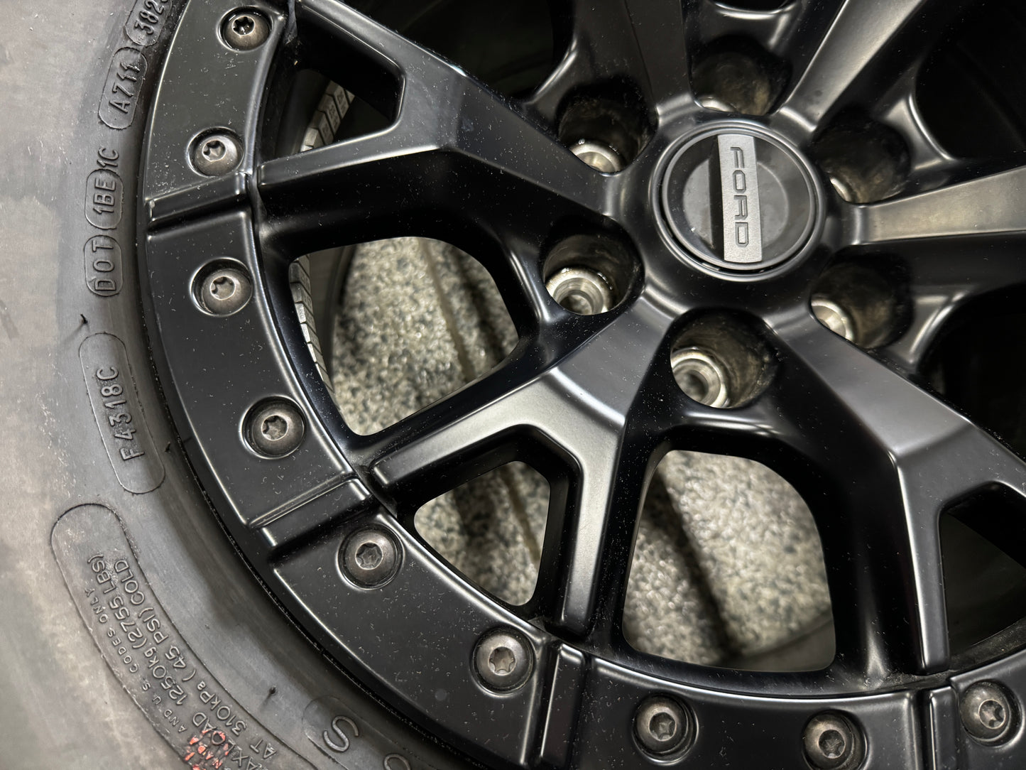 2023-2025 F-150 Raptor R Bead Lock Wheel Rim 17x8.5" BFGoodrich 37x12.50x17