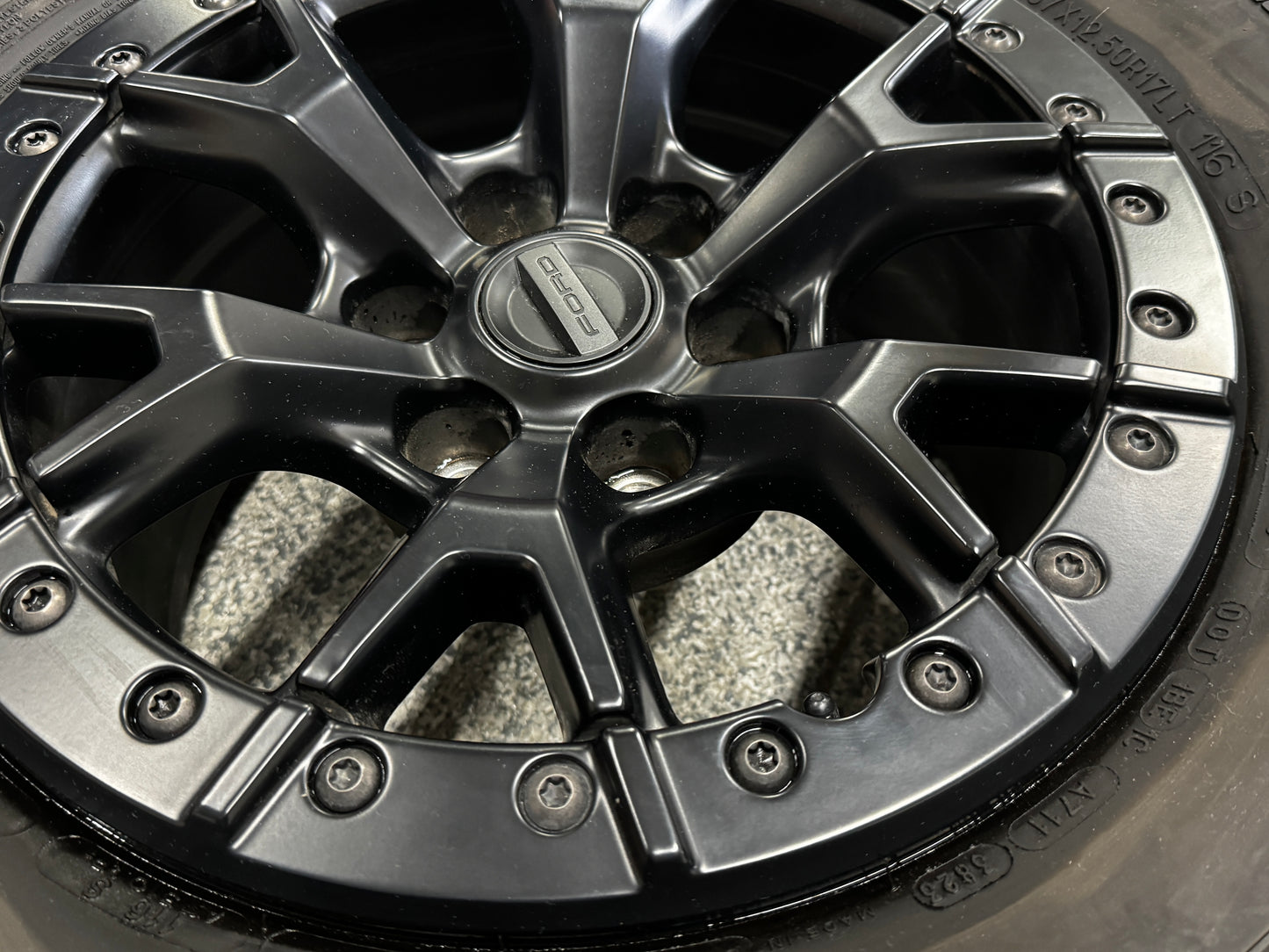 2023-2025 F-150 Raptor R Bead Lock Wheel Rim 17x8.5" BFGoodrich 37x12.50x17