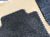 2015-2023 Mustang Ford Racing Black Front & Rear Floor Mats Carpet