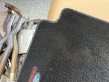 2015-2023 Mustang Ford Racing Black Front & Rear Floor Mats Carpet