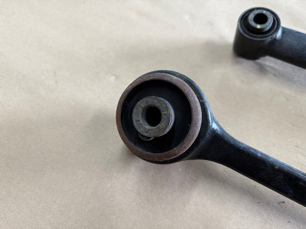 2016-2023 Camaro ZL1 Black Suede Door Panel Knee Pads Red Stitching OEM