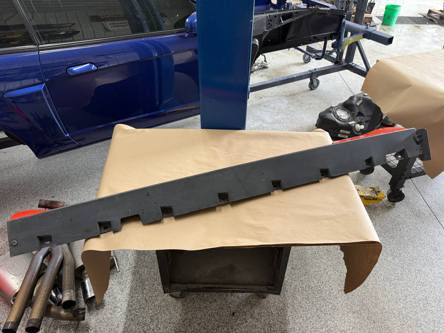 2015-2023 Ford Mustang GT V6 Side Skirt Molding LH Driver Side "Comp Orange"