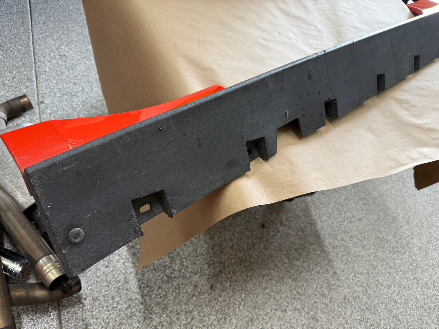 2015-2023 Ford Mustang GT V6 Side Skirt Molding LH Driver Side "Comp Orange"