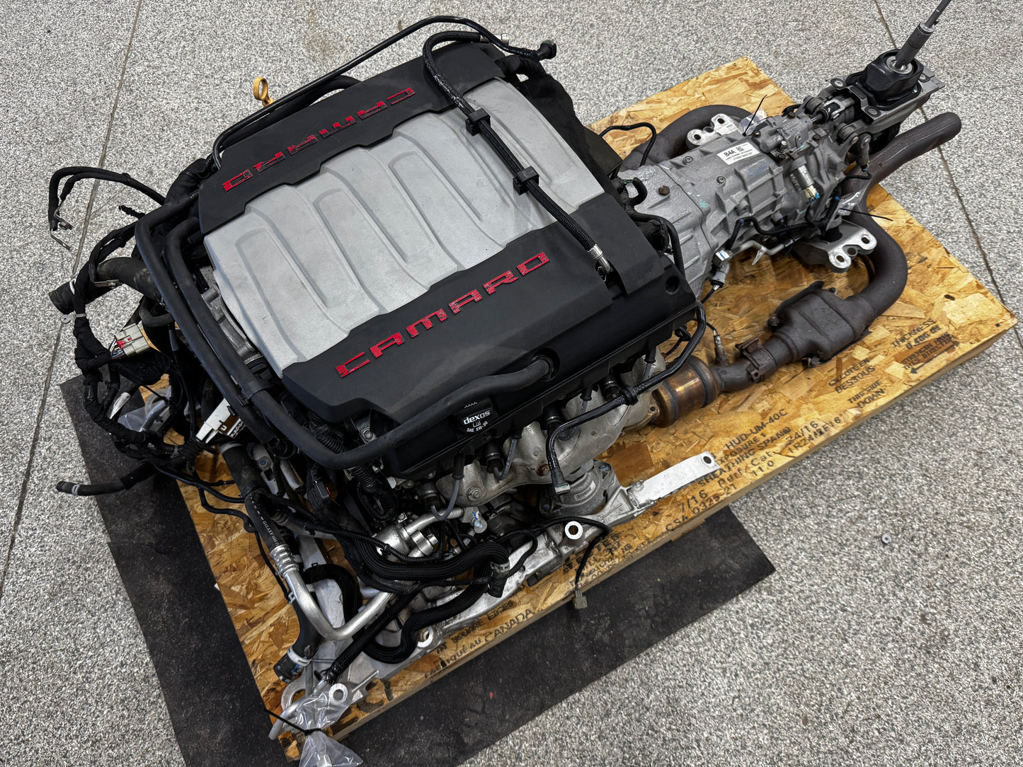 2017 Camaro SS 6.2 LT1 Engine Drivetrain 6 Speed Manual Transmission 53k Miles