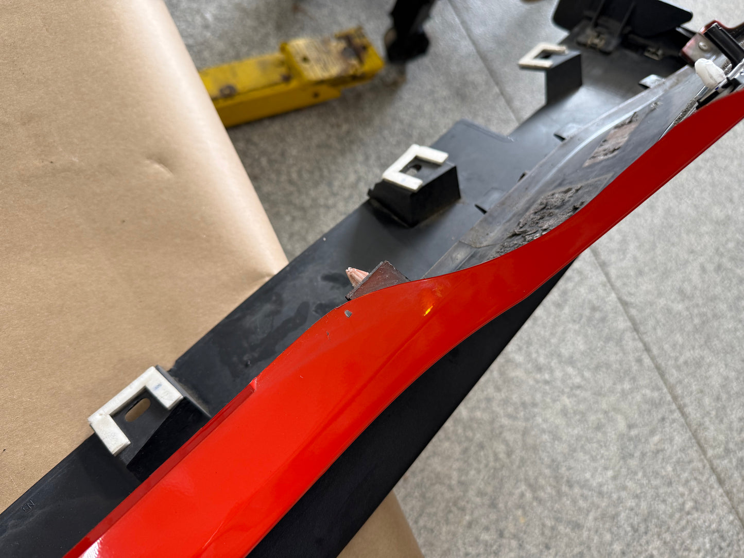 2015-2023 Ford Mustang GT V6 Side Skirt Molding LH Driver Side "Comp Orange"