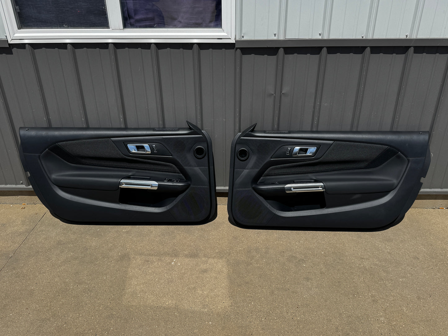 2024-2026 Mustang GT EcoBoost LH RH  Cloth Insert Door Panels Pair -OEM