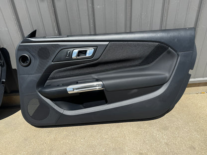 2024-2026 Mustang GT EcoBoost LH RH  Cloth Insert Door Panels Pair -OEM