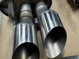 2024-2025 Ford Mustang GT Active Exhaust Quad Tip Mufflers 1100 miles - OEM