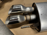 2024-2025 Ford Mustang GT Active Exhaust Quad Tip Mufflers 1100 miles - OEM