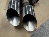 2024-2025 Ford Mustang GT Active Exhaust Quad Tip Mufflers 1100 miles - OEM