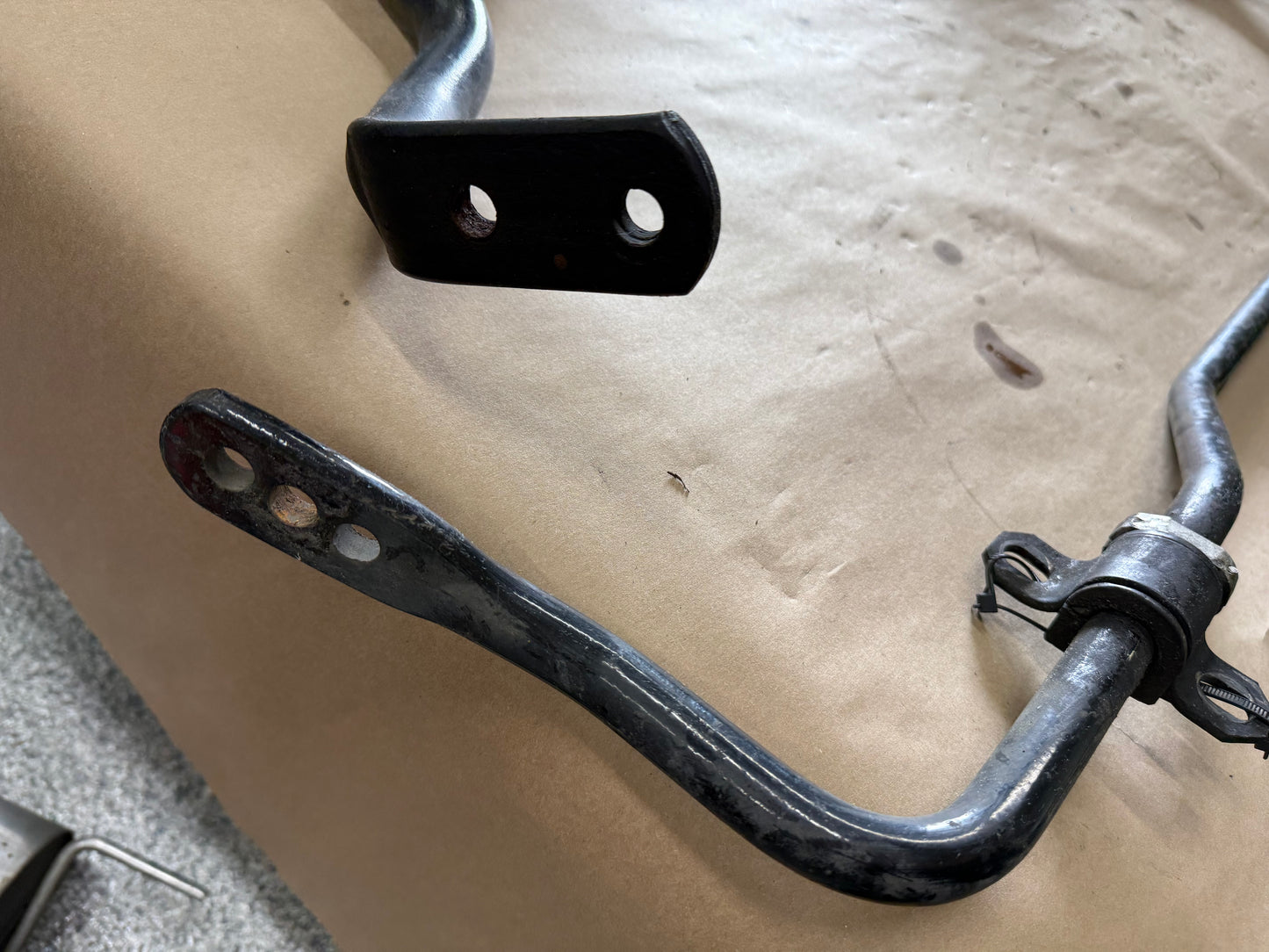 2015-2023 Ford Mustang GT Aftermarket Rear Sway Bar Drilled Stock Front "USED"