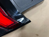 2018-2023 Mustang GT EcoBoost LH RH RED Premium Leather Insert Door Panels Pair