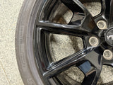 2015-2023 Ford Mustang GT Black Wheel Rim 19"x8.5" Pirelli 255/40/R19