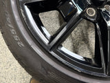 2015-2023 Ford Mustang GT Black Wheel Rim 19"x8.5" Pirelli 255/40/R19