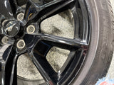 2015-2023 Ford Mustang GT Black Wheel Rim 19"x8.5" Pirelli 255/40/R19