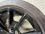 2015-2023 Ford Mustang GT Black Wheel Rim 19"x8.5" Pirelli 255/40/R19
