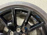 2015-2023 Ford Mustang GT Black Wheel Rim 19"x8.5" Pirelli 255/40/R19