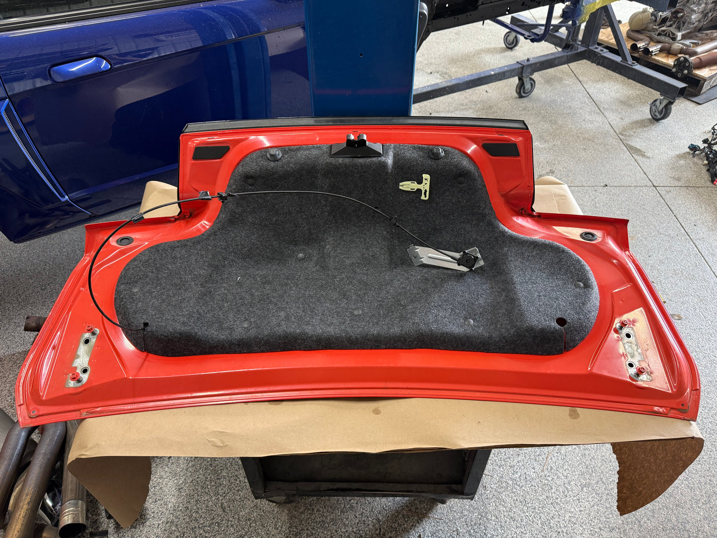 2015-2017 Ford Mustang GT Convertible Trunk Lid Panel Rear Decklid "Comp Orange"