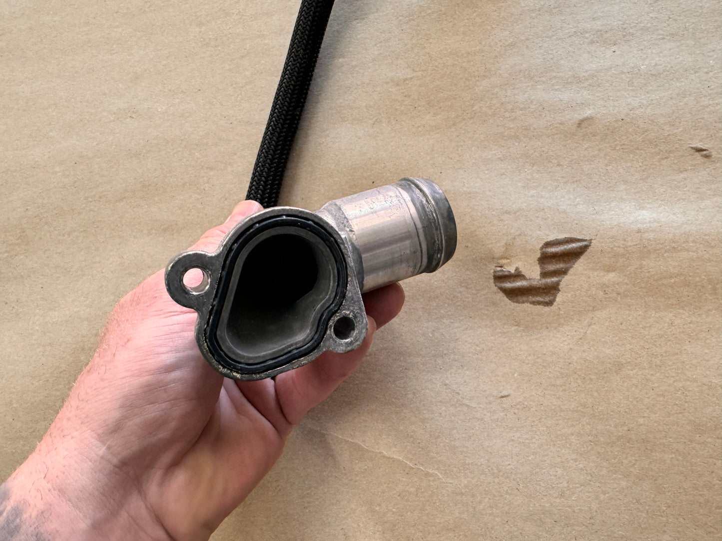2011-2023 Mustang GT 5.0L V8 Water Neck with hose - OEM
