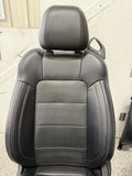 2015-2017 Ford Mustang GT Black Leather Front Rear Power Seats Heat Cooled Vert