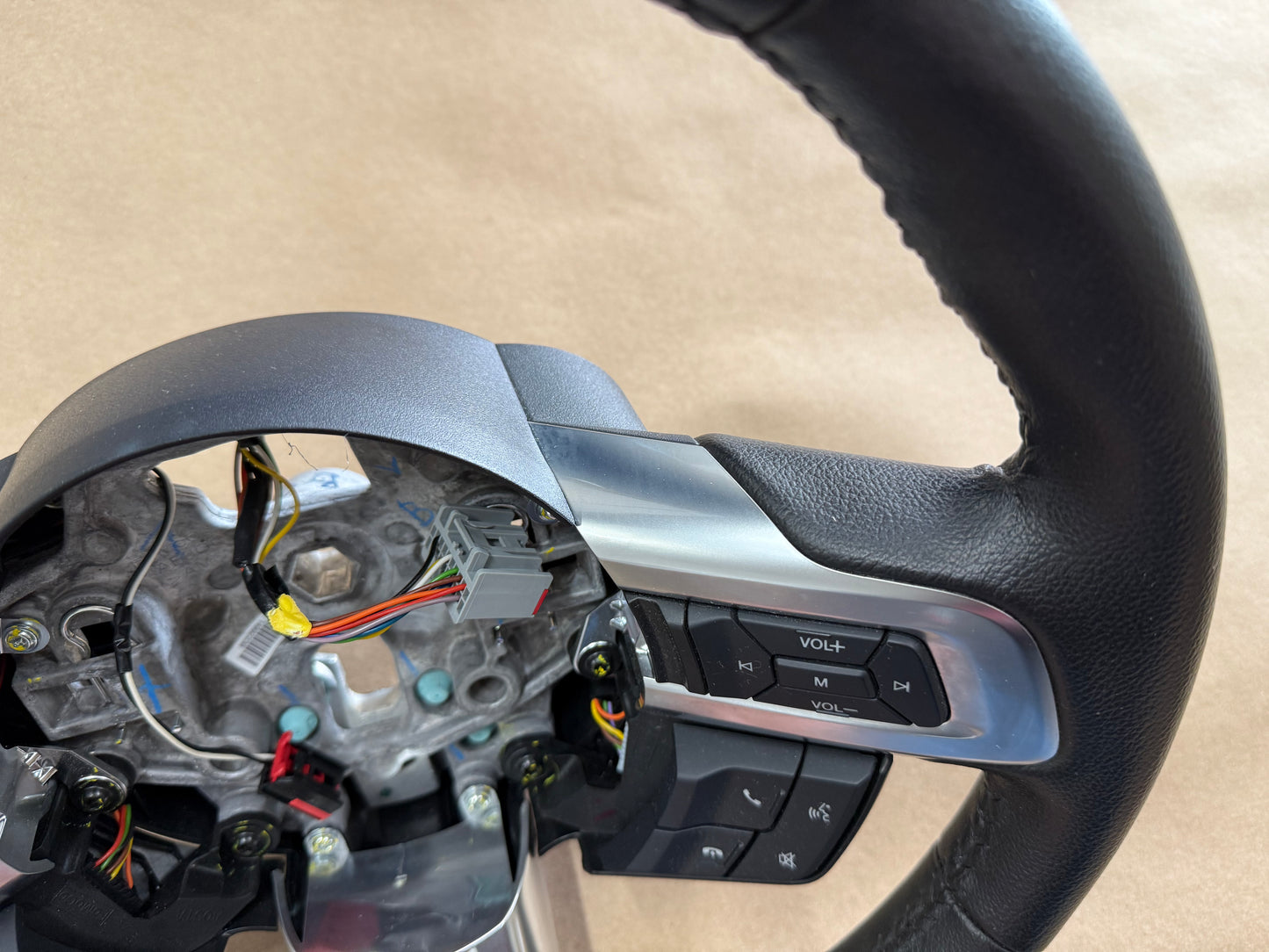 2015-2017 Ford Mustang GT Leather Steering Wheel "Manual"