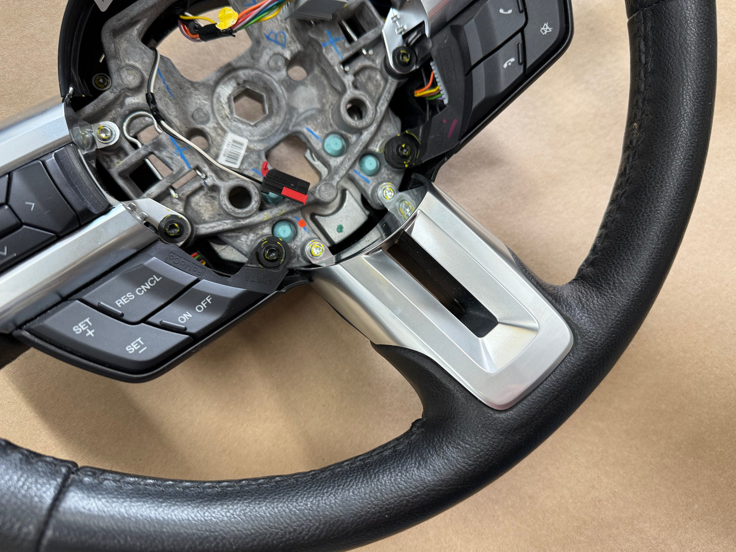 2015-2017 Ford Mustang GT Leather Steering Wheel "Manual"