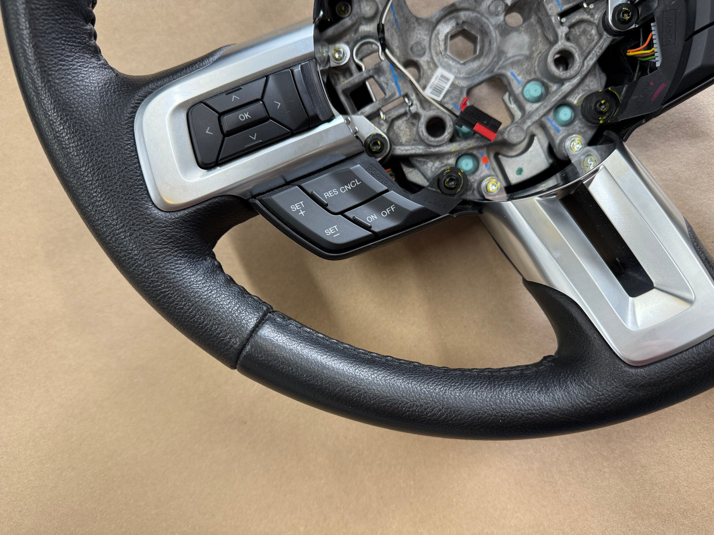 2015-2017 Ford Mustang GT Leather Steering Wheel "Manual"