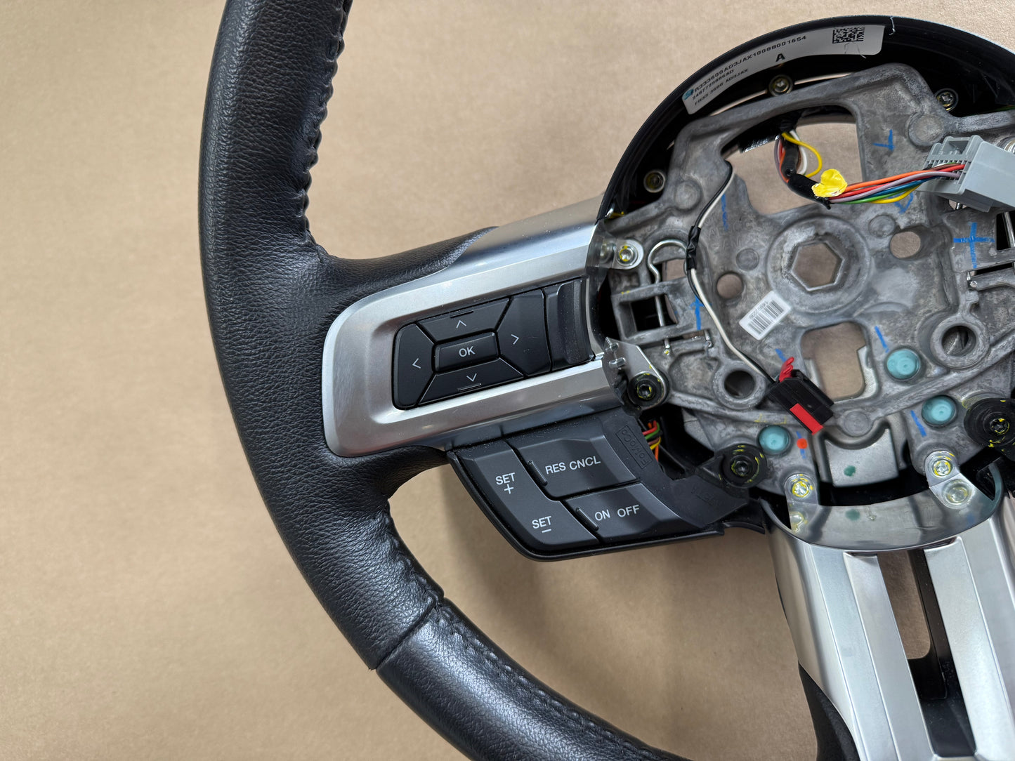 2015-2017 Ford Mustang GT Leather Steering Wheel "Manual"