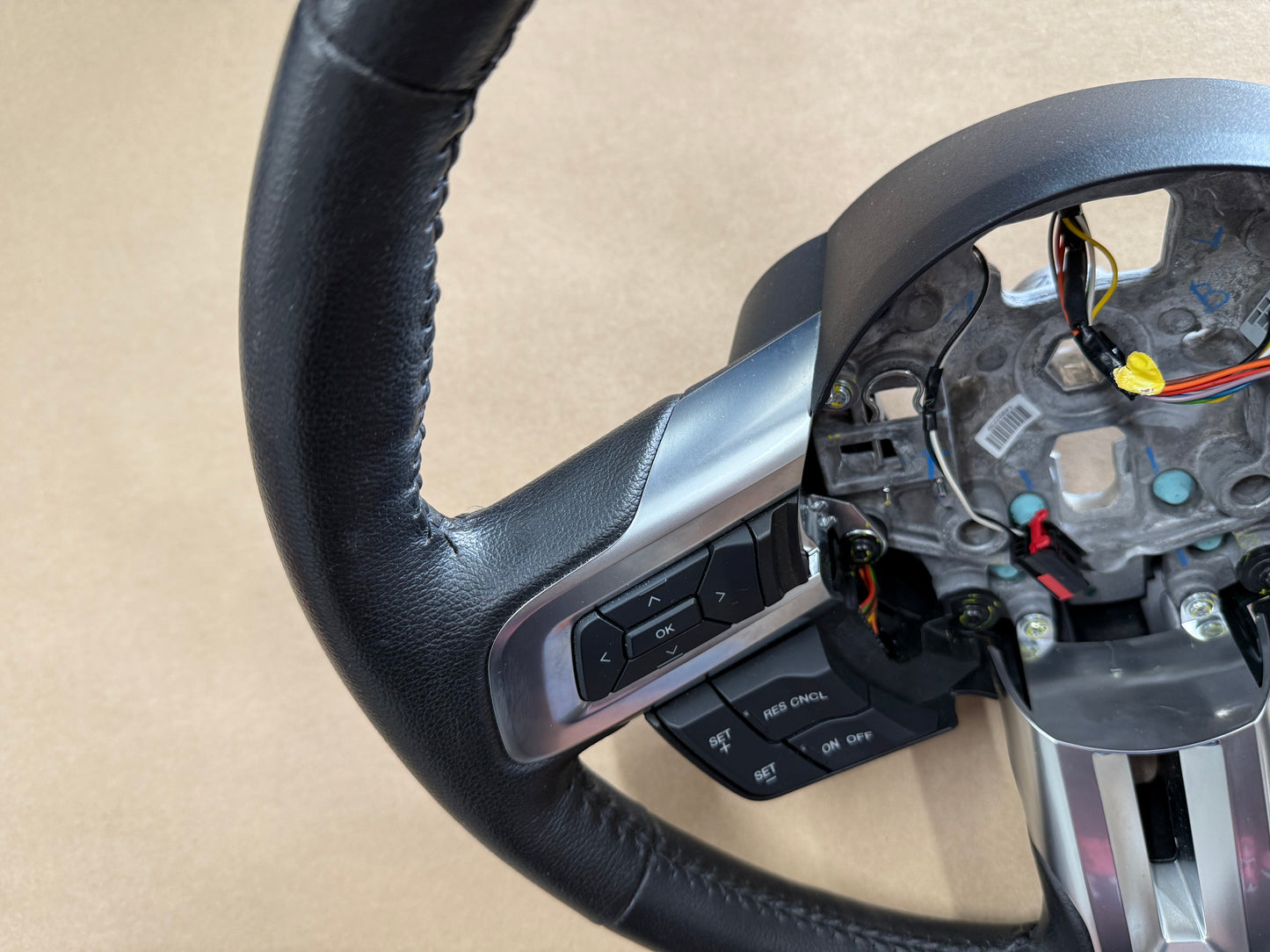 2015-2017 Ford Mustang GT Leather Steering Wheel "Manual"