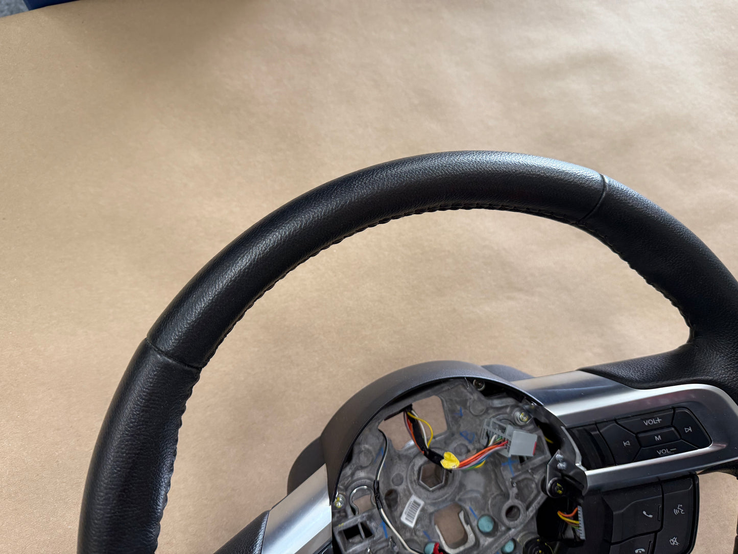 2015-2017 Ford Mustang GT Leather Steering Wheel "Manual"