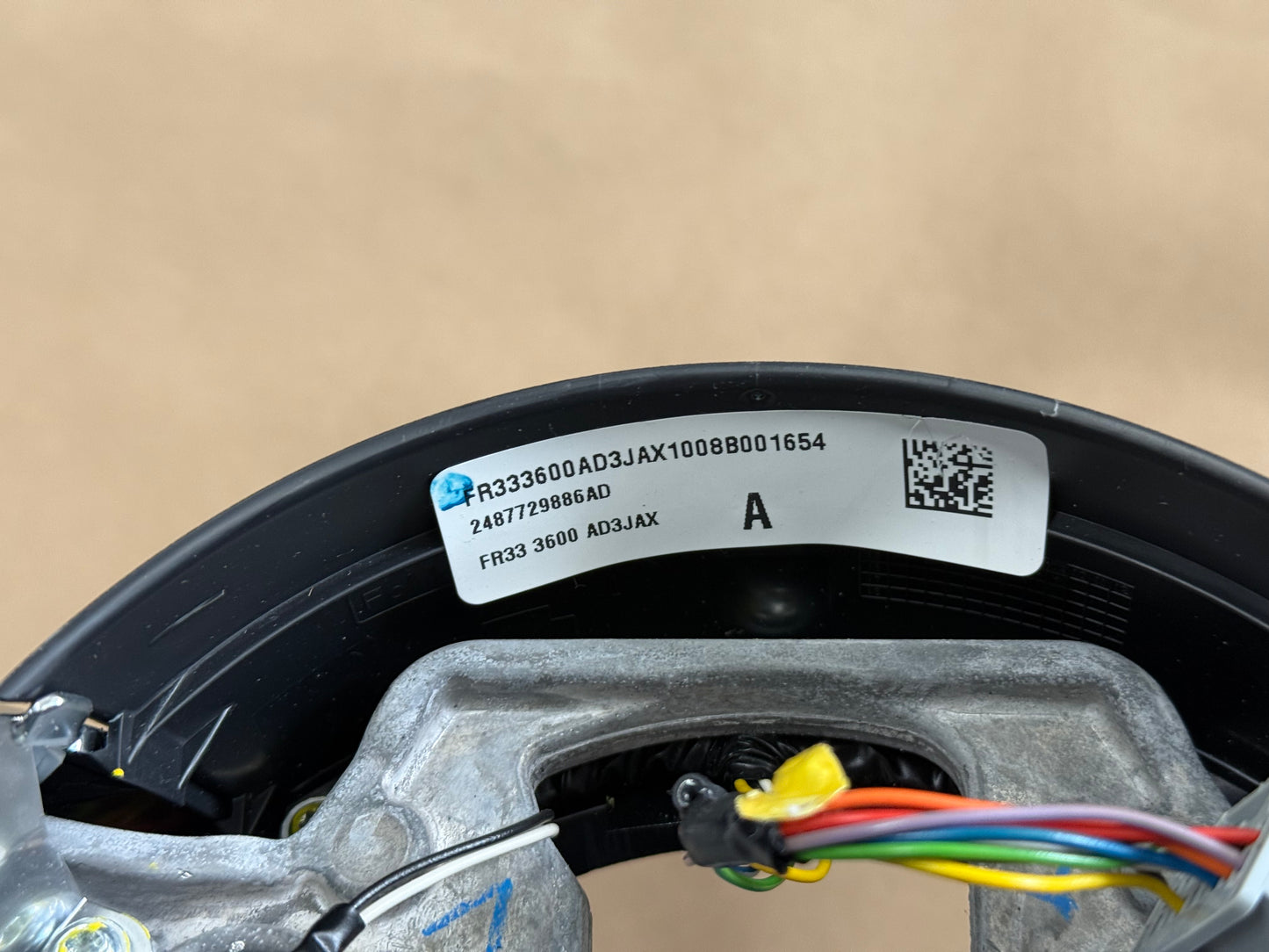 2015-2017 Ford Mustang GT Leather Steering Wheel "Manual"