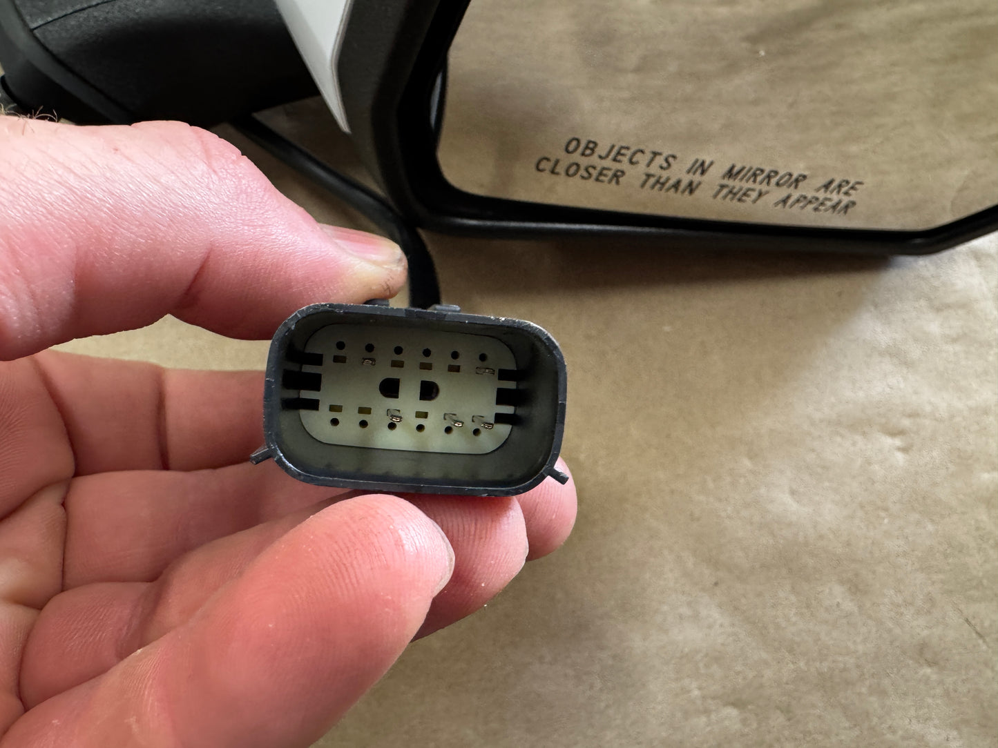 2024-2026 Mustang GT RH Passenger Side Mirror Blind Spot YZ