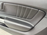 2015-2017 Ford Mustang GT V6 EcoBoost LH RH Leather Insert Door Panels Pair