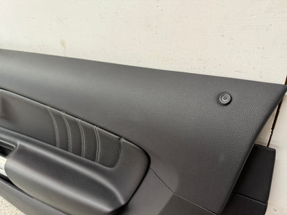 2015-2017 Ford Mustang GT V6 EcoBoost LH RH Leather Insert Door Panels Pair