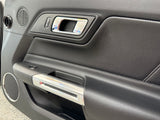 2015-2017 Ford Mustang GT V6 EcoBoost LH RH Leather Insert Door Panels Pair