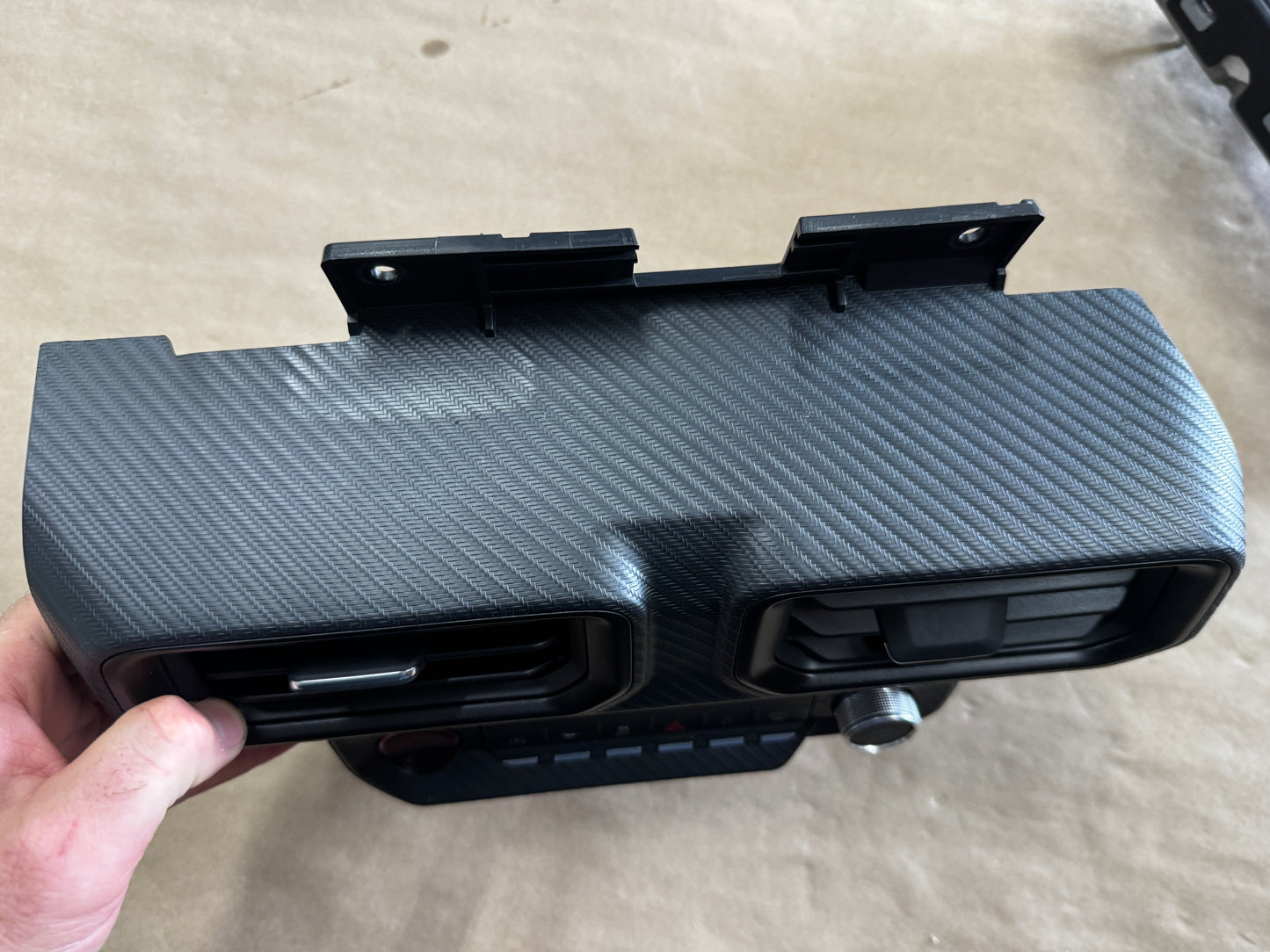2024-2026 Ford Mustang S650 Center Dash Trim Air Vents Push Start Bezel Panel