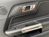 2015-2017 Ford Mustang GT V6 EcoBoost LH RH Leather Insert Door Panels Pair