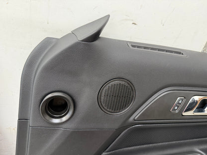 2015-2017 Ford Mustang GT V6 EcoBoost LH RH Leather Insert Door Panels Pair