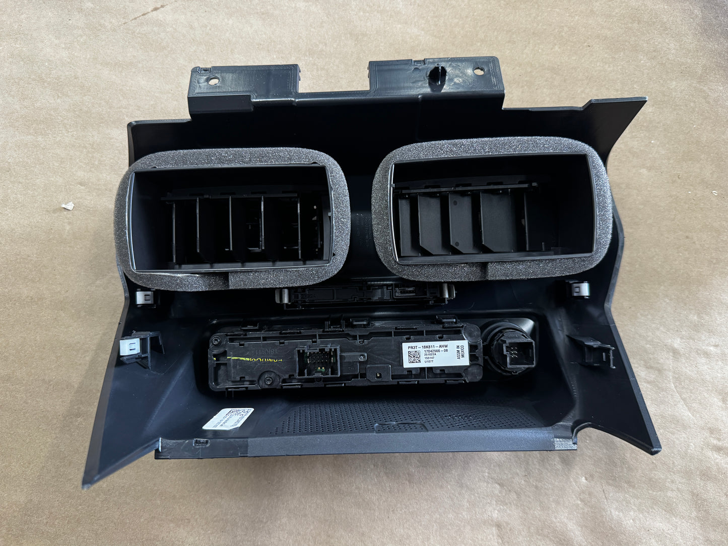 2024-2026 Ford Mustang S650 Center Dash Trim Air Vents Push Start Bezel Panel