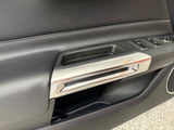 2015-2017 Ford Mustang GT V6 EcoBoost LH RH Leather Insert Door Panels Pair