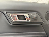 2015-2017 Ford Mustang GT V6 EcoBoost LH RH Leather Insert Door Panels Pair