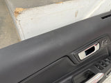 2015-2017 Ford Mustang GT V6 EcoBoost LH RH Leather Insert Door Panels Pair