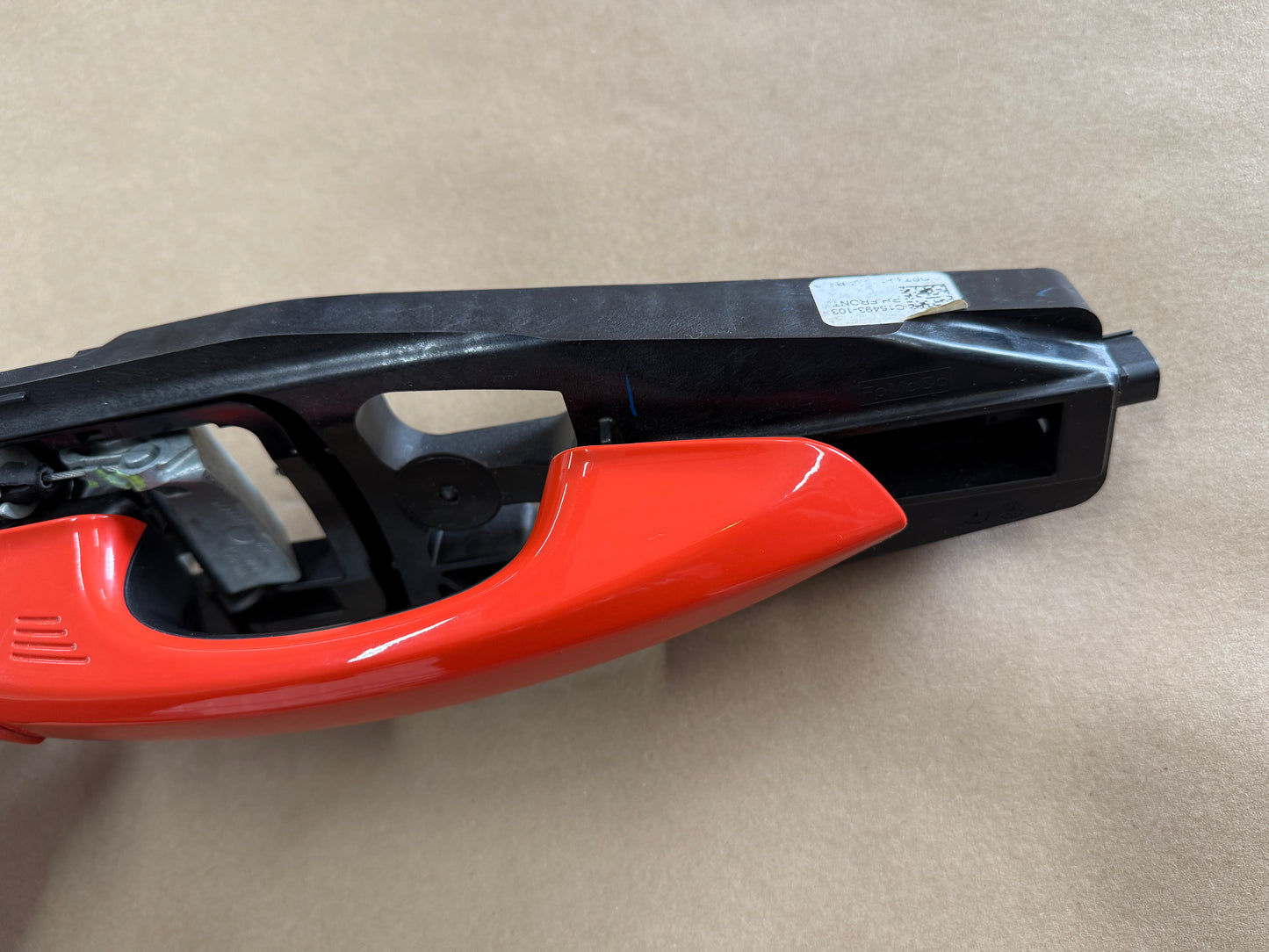 2015-2023 Ford Mustang RH Passenger Side Door Handle "Competition Orange"