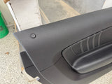 2015-2017 Ford Mustang GT V6 EcoBoost LH RH Leather Insert Door Panels Pair