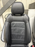 2018-2023 Ford Mustang GT Front Rear Leather Seats Black "Blue Stitch"