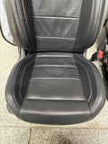 2018-2023 Ford Mustang GT Front Rear Leather Seats Black "Blue Stitch"
